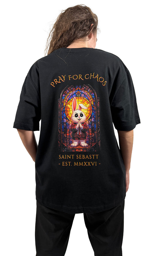 Pray for Chaos Tee - 220 GSM